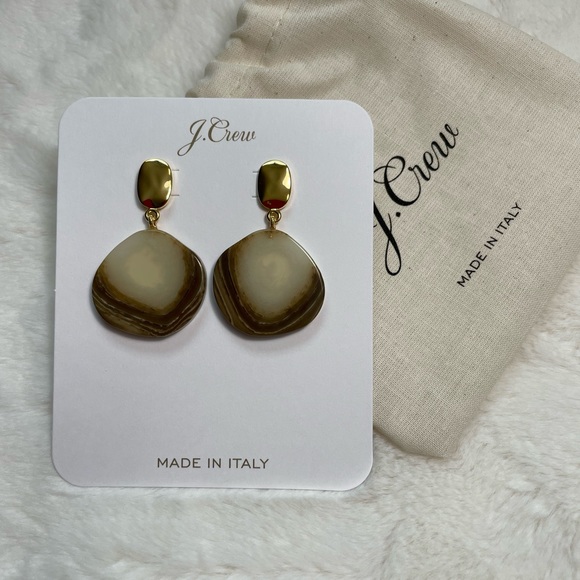 J. Crew Made-in-Italy resin drop earrings - Picture 6 of 9